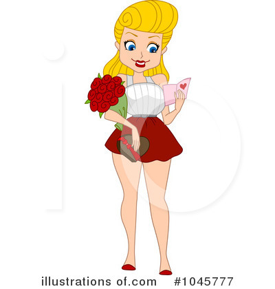 Royalty-Free (RF) Pin Up Clipart Illustration by BNP Design Studio - Stock Sample #1045777
