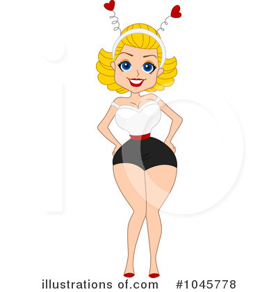 Royalty-Free (RF) Pin Up Clipart Illustration by BNP Design Studio - Stock Sample #1045778