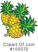 Pineapple Clipart #100372 by Lal Perera