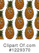 Pineapple Clipart #1229370 by Vector Tradition SM
