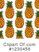 Pineapple Clipart #1230456 by Vector Tradition SM