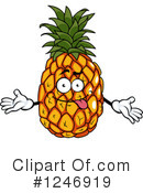 Pineapple Clipart #1246919 by Vector Tradition SM