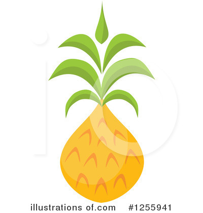 Royalty-Free (RF) Pineapple Clipart Illustration by Amanda Kate - Stock Sample #1255941