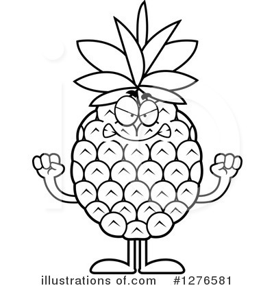 Royalty-Free (RF) Pineapple Clipart Illustration by Cory Thoman - Stock Sample #1276581