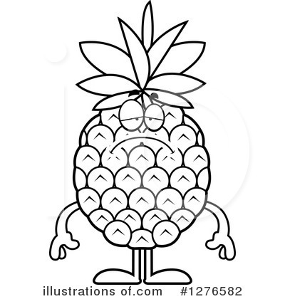 Royalty-Free (RF) Pineapple Clipart Illustration by Cory Thoman - Stock Sample #1276582