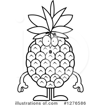 Royalty-Free (RF) Pineapple Clipart Illustration by Cory Thoman - Stock Sample #1276586
