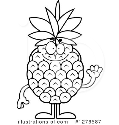 Pineapple Clipart #1276587 by Cory Thoman