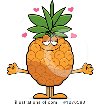 Pineapple Clipart #1276588 by Cory Thoman