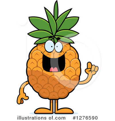 Royalty-Free (RF) Pineapple Clipart Illustration by Cory Thoman - Stock Sample #1276590
