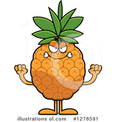 Royalty-Free (RF) Pineapple Clipart Illustration by Cory Thoman - Stock Sample #1276591