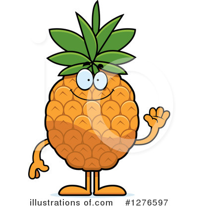 Royalty-Free (RF) Pineapple Clipart Illustration by Cory Thoman - Stock Sample #1276597