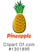 Pineapple Clipart #1301895 by Vector Tradition SM