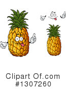 Pineapple Clipart #1307260 by Vector Tradition SM