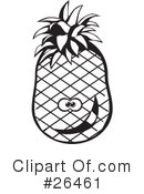 Pineapple Clipart #26461 by David Rey