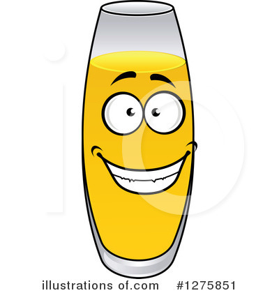 Royalty-Free (RF) Pineapple Juice Clipart Illustration by Vector Tradition SM - Stock Sample #1275851
