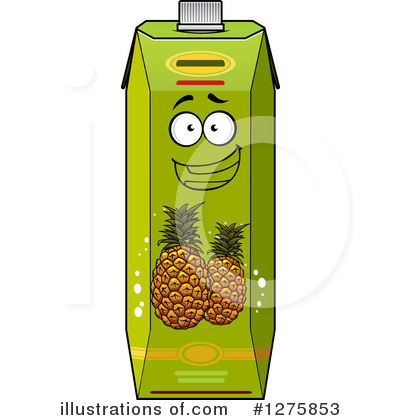 Royalty-Free (RF) Pineapple Juice Clipart Illustration by Vector Tradition SM - Stock Sample #1275853