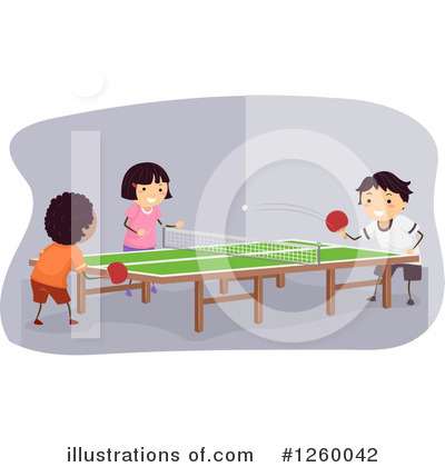 Royalty-Free (RF) Ping Pong Clipart Illustration by BNP Design Studio - Stock Sample #1260042