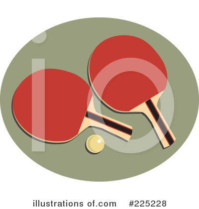Royalty-Free (RF) Ping Pong Clipart Illustration by Prawny - Stock Sample #225228