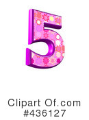 Pink Burst Number Clipart #436127 by chrisroll