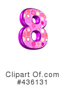 Pink Burst Number Clipart #436131 by chrisroll