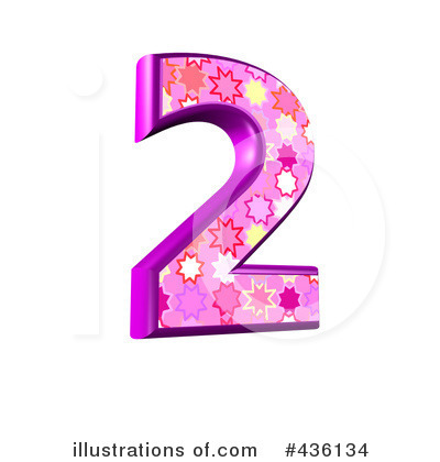 Royalty-Free (RF) Pink Burst Number Clipart Illustration by chrisroll - Stock Sample #436134