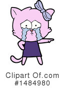 Pink Cat Clipart #1484980 by lineartestpilot