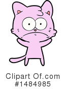 Pink Cat Clipart #1484985 by lineartestpilot