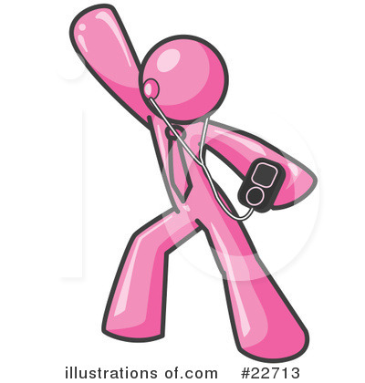 Royalty-Free (RF) Pink Collection Clipart Illustration by Leo Blanchette - Stock Sample #22713