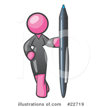 Royalty-Free (RF) Pink Collection Clipart Illustration by Leo Blanchette - Stock Sample #22719