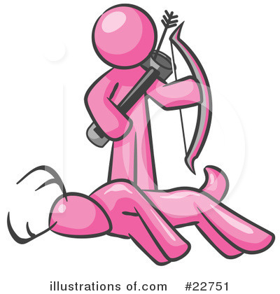 Royalty-Free (RF) Pink Collection Clipart Illustration by Leo Blanchette - Stock Sample #22751