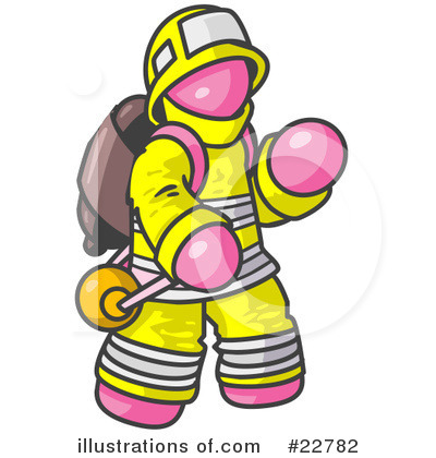 Fireman Clipart #22782 by Leo Blanchette