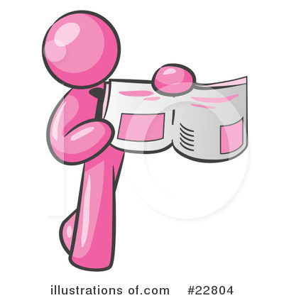 Royalty-Free (RF) Pink Collection Clipart Illustration by Leo Blanchette - Stock Sample #22804