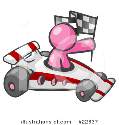 Race Car Clipart #22837 by Leo Blanchette