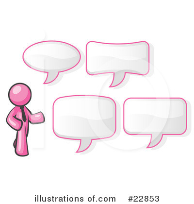 Word Balloon Clipart #22853 by Leo Blanchette