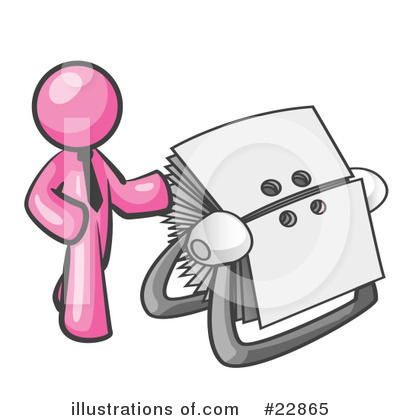 Royalty-Free (RF) Pink Collection Clipart Illustration by Leo Blanchette - Stock Sample #22865