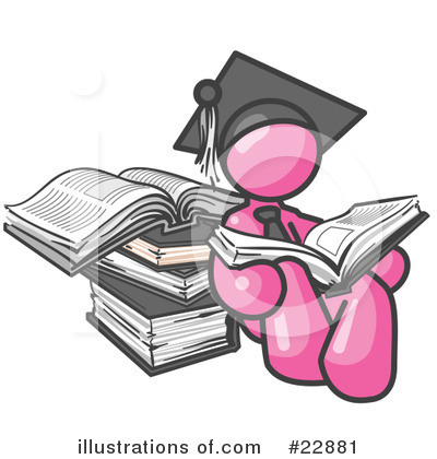 College Student Clipart #22881 by Leo Blanchette