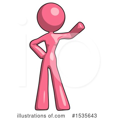 Royalty-Free (RF) Pink Design Mascot Clipart Illustration by Leo Blanchette - Stock Sample #1535643