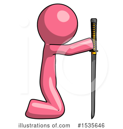 Royalty-Free (RF) Pink Design Mascot Clipart Illustration by Leo Blanchette - Stock Sample #1535646