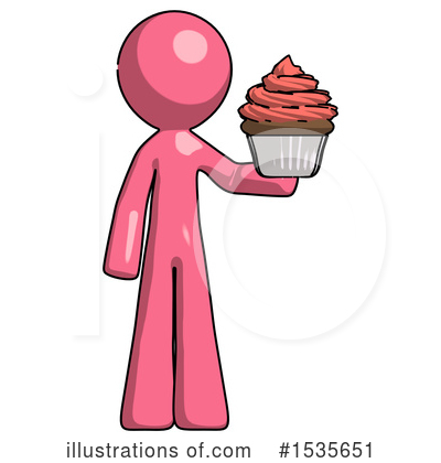 Royalty-Free (RF) Pink Design Mascot Clipart Illustration by Leo Blanchette - Stock Sample #1535651
