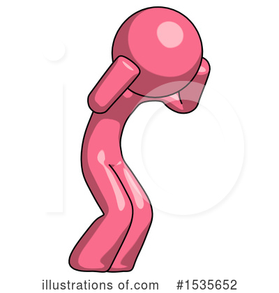 Royalty-Free (RF) Pink Design Mascot Clipart Illustration by Leo Blanchette - Stock Sample #1535652