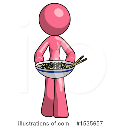 Royalty-Free (RF) Pink Design Mascot Clipart Illustration by Leo Blanchette - Stock Sample #1535657