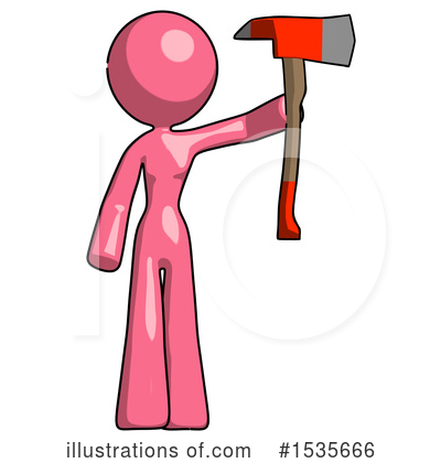 Royalty-Free (RF) Pink Design Mascot Clipart Illustration by Leo Blanchette - Stock Sample #1535666