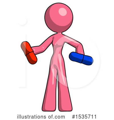 Royalty-Free (RF) Pink Design Mascot Clipart Illustration by Leo Blanchette - Stock Sample #1535711