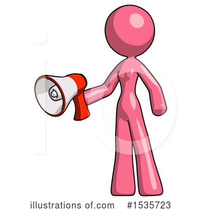 Royalty-Free (RF) Pink Design Mascot Clipart Illustration by Leo Blanchette - Stock Sample #1535723