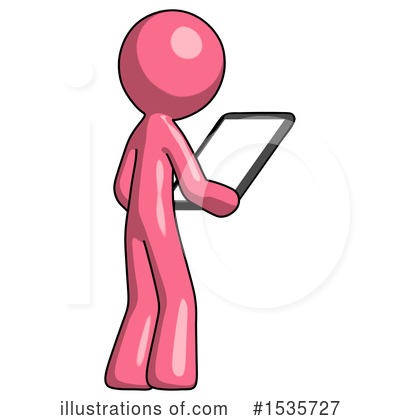 Royalty-Free (RF) Pink Design Mascot Clipart Illustration by Leo Blanchette - Stock Sample #1535727