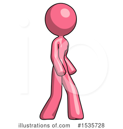 Royalty-Free (RF) Pink Design Mascot Clipart Illustration by Leo Blanchette - Stock Sample #1535728