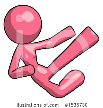 Royalty-Free (RF) Pink Design Mascot Clipart Illustration by Leo Blanchette - Stock Sample #1535730