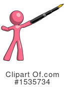 Pink Design Mascot Clipart #1535734 by Leo Blanchette