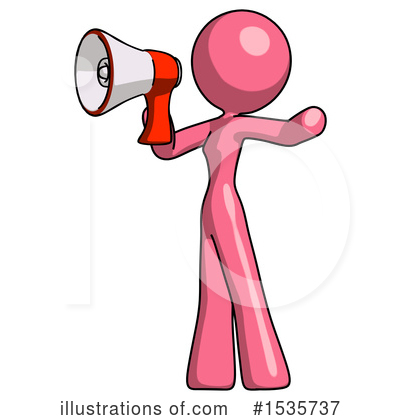 Royalty-Free (RF) Pink Design Mascot Clipart Illustration by Leo Blanchette - Stock Sample #1535737