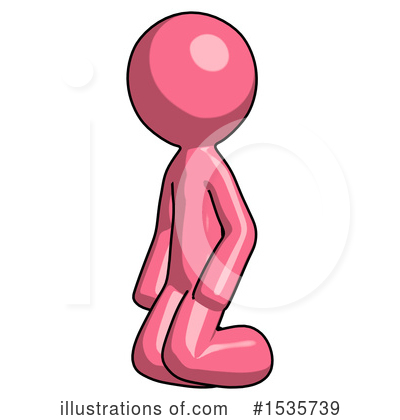 Royalty-Free (RF) Pink Design Mascot Clipart Illustration by Leo Blanchette - Stock Sample #1535739